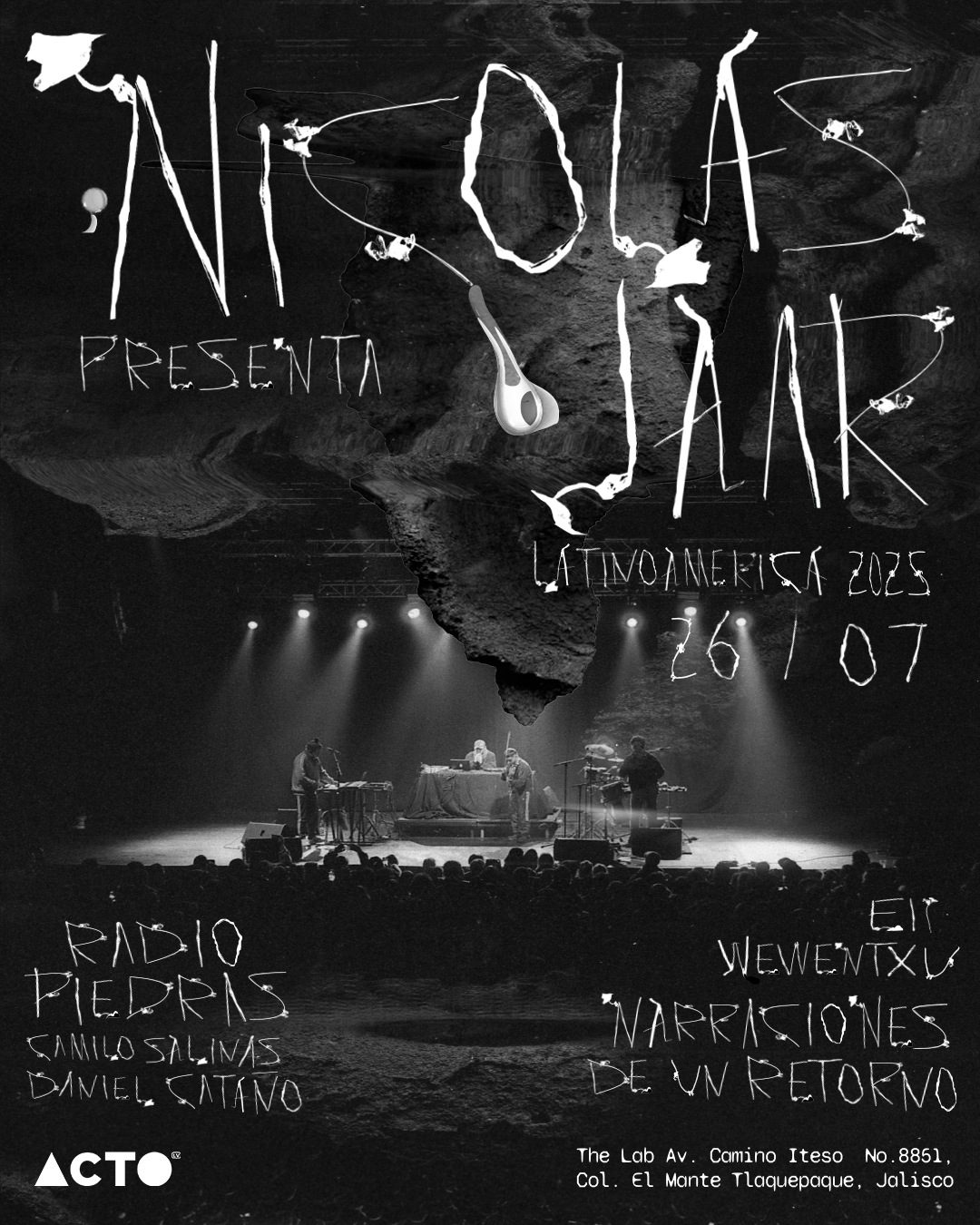 ACTO — 2025 — Nicolás Jaar key visual