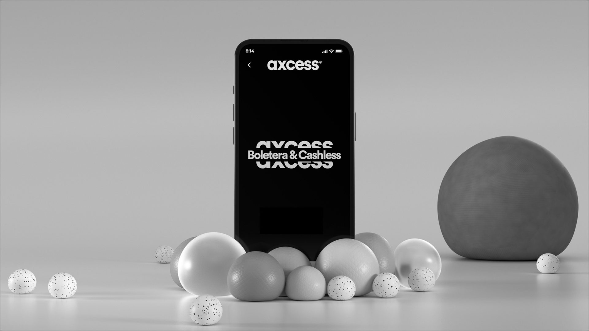 Axcess — app, phone mockup