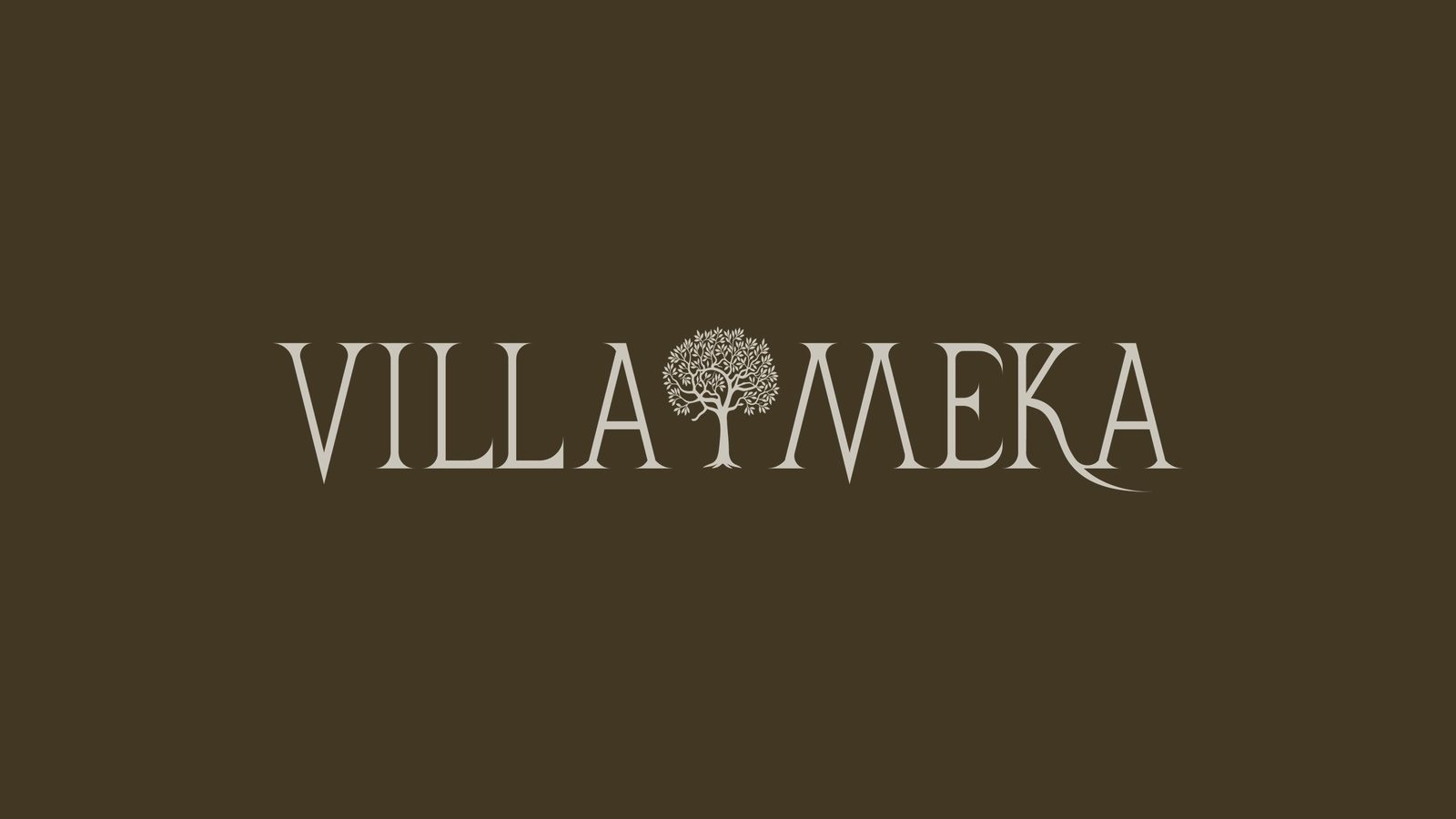 Villa Meka wordmark on ink