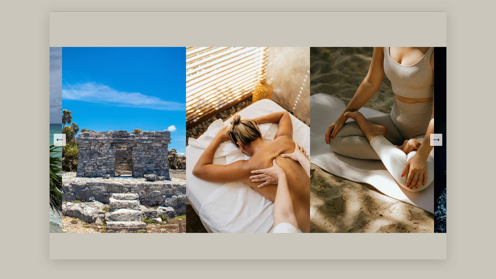 Villa Meka landing: experiences